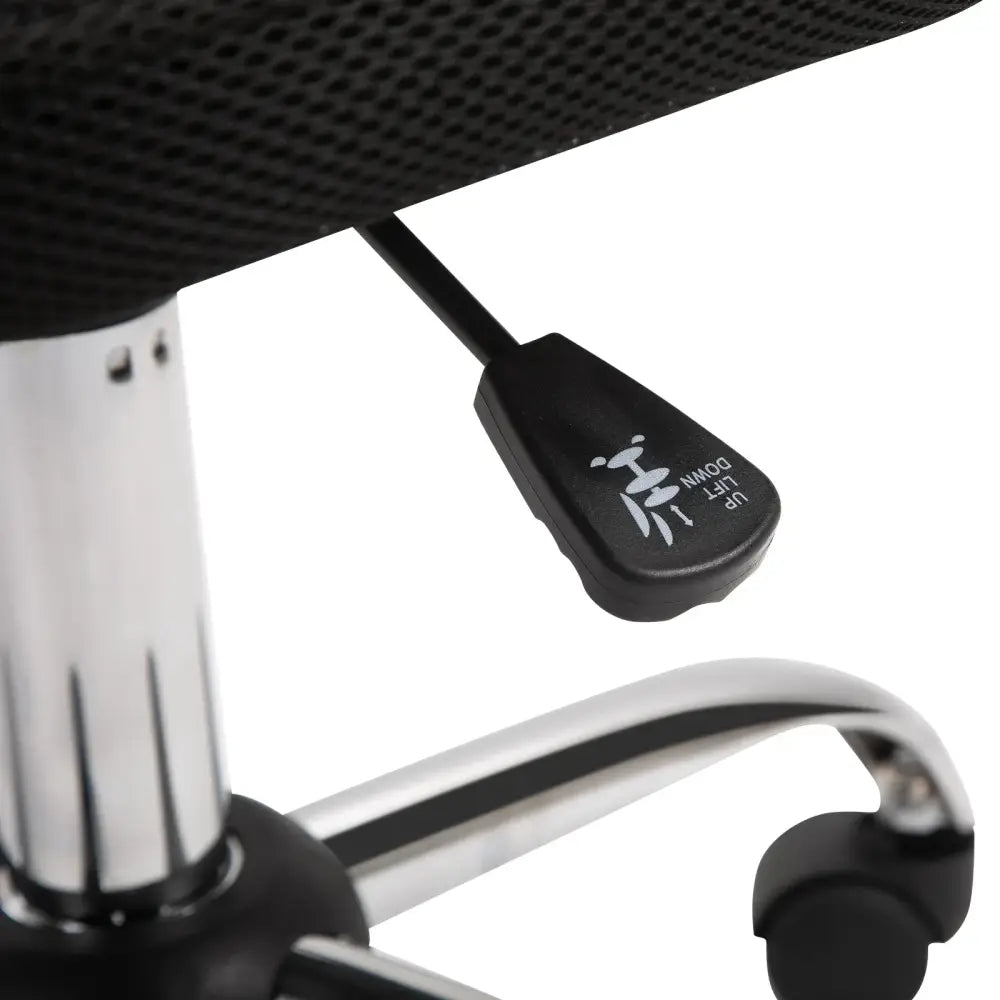 Chaise de bureau sans accoudoirs – hauteur réglable noire - Noir / France - Chaise de bureau sans accoudoirs