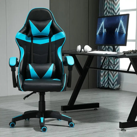 Chaise De Jeu Pivotante MCC Simili Cuir Avec Inclinaison