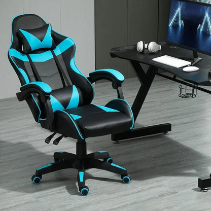 Chaise gaming pivotante MCC en simili cuir inclinable