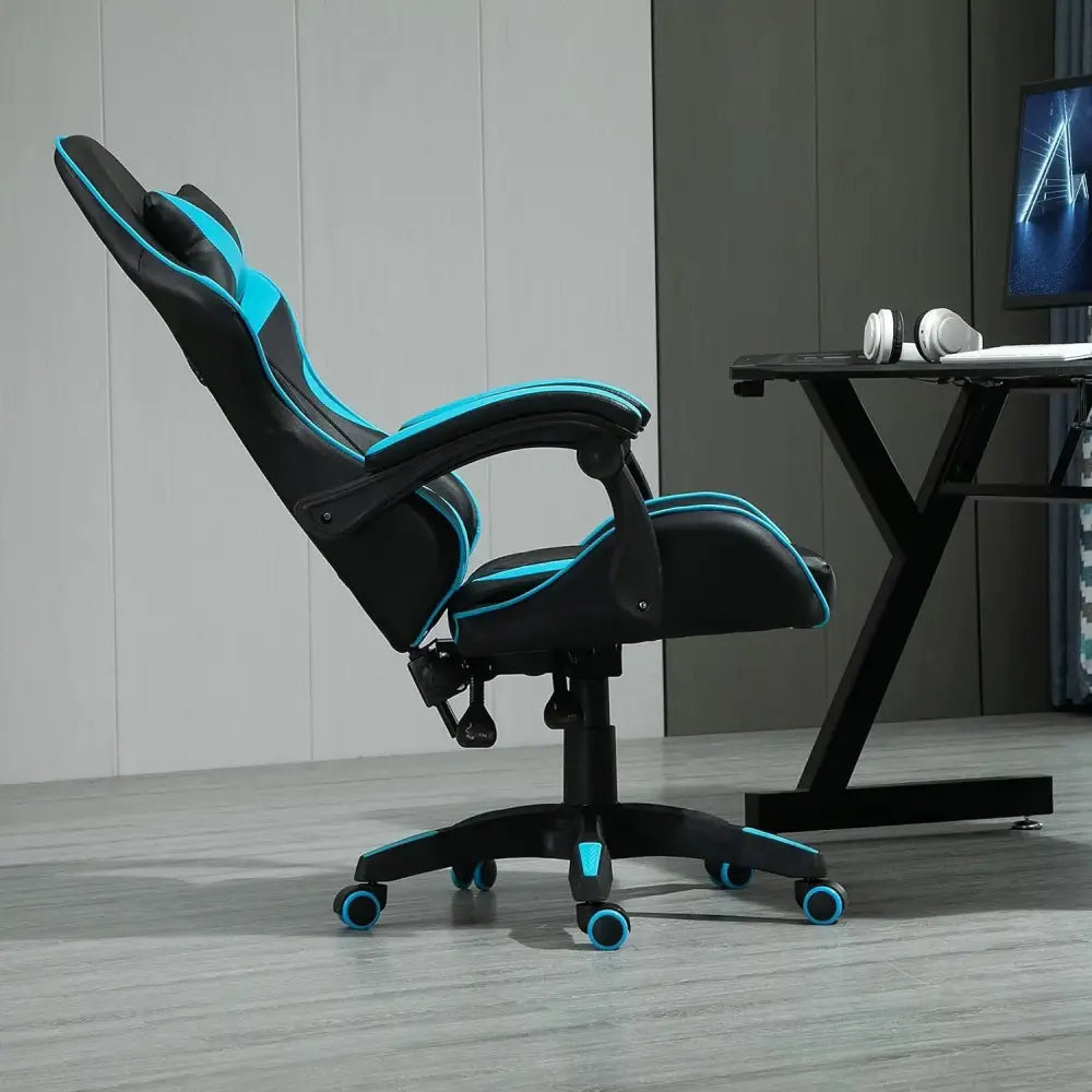 Chaise gaming pivotante MCC en simili cuir inclinable