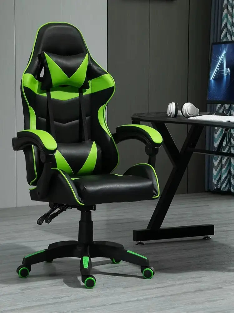 Chaise gaming pivotante MCC en simili cuir inclinable
