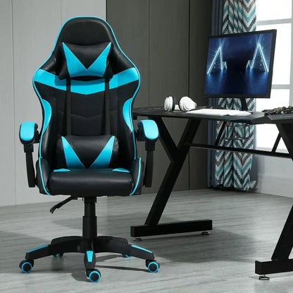 Chaise gaming pivotante MCC en simili cuir inclinable