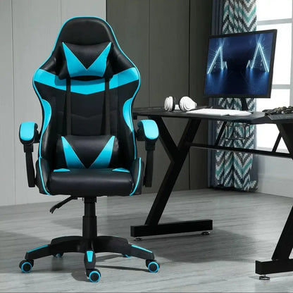 Chaise gaming pivotante MCC en simili cuir inclinable