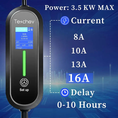 Chargeur voiture électrique portable Type 1/2 – 16 ou 32 A IP66 - Chargeur voiture électrique portable
