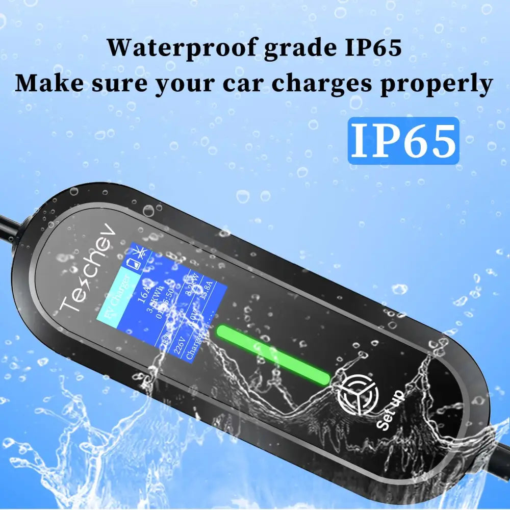 Chargeur voiture électrique portable Type 1/2 – 16 ou 32 A IP66 - Chargeur voiture électrique portable