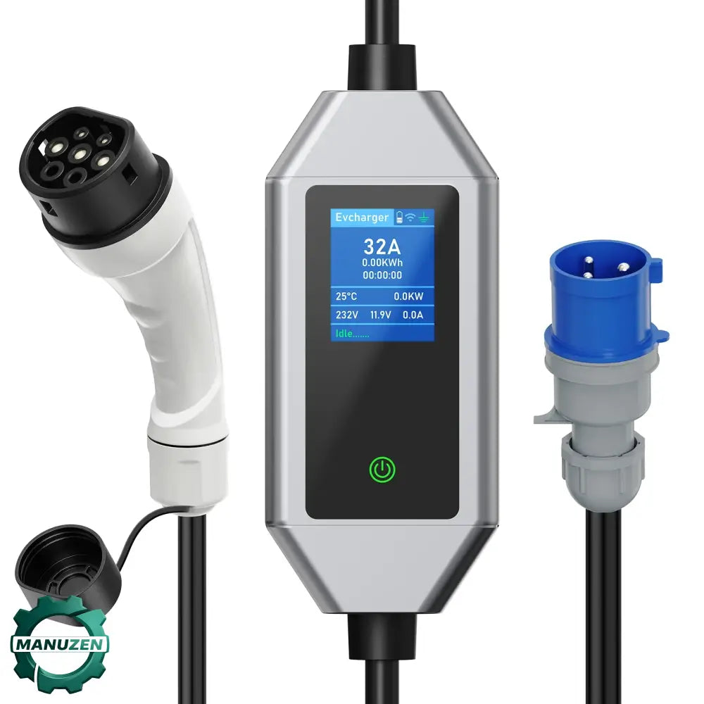 Chargeur voiture électrique Type 2 32 A 7,2 kW – WiFi IP66 - Chargeur voiture électrique portable