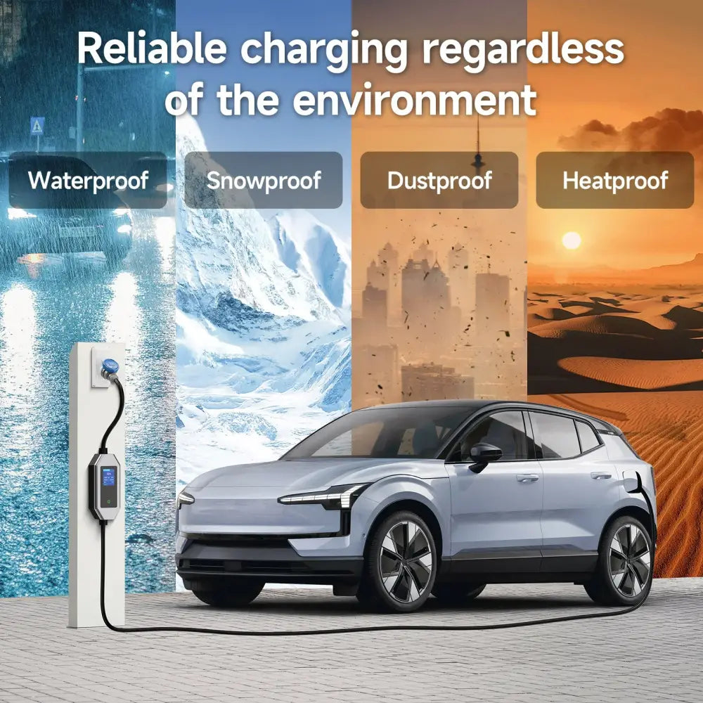Chargeur voiture électrique Type 2 32 A 7,2 kW – WiFi IP66 - Chargeur voiture électrique portable