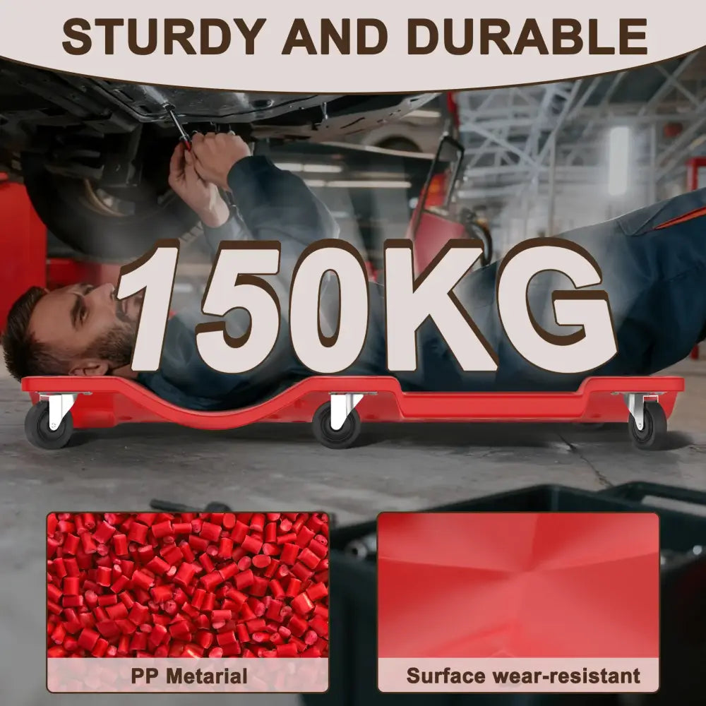 Chariot de visite mécanicien 36 ou 40 pouces – 150 kg – détail produit 4