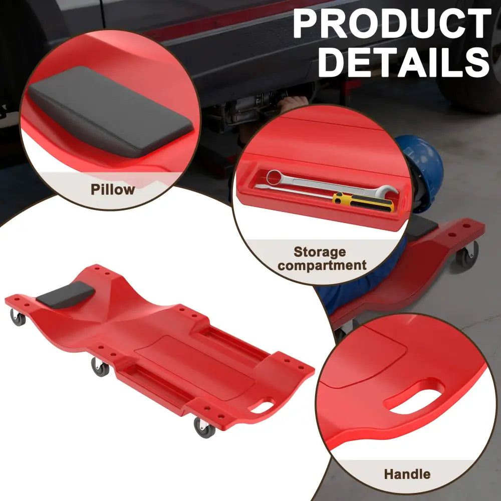 Chariot de visite mécanicien 36 ou 40 pouces – 150 kg – détail produit 3