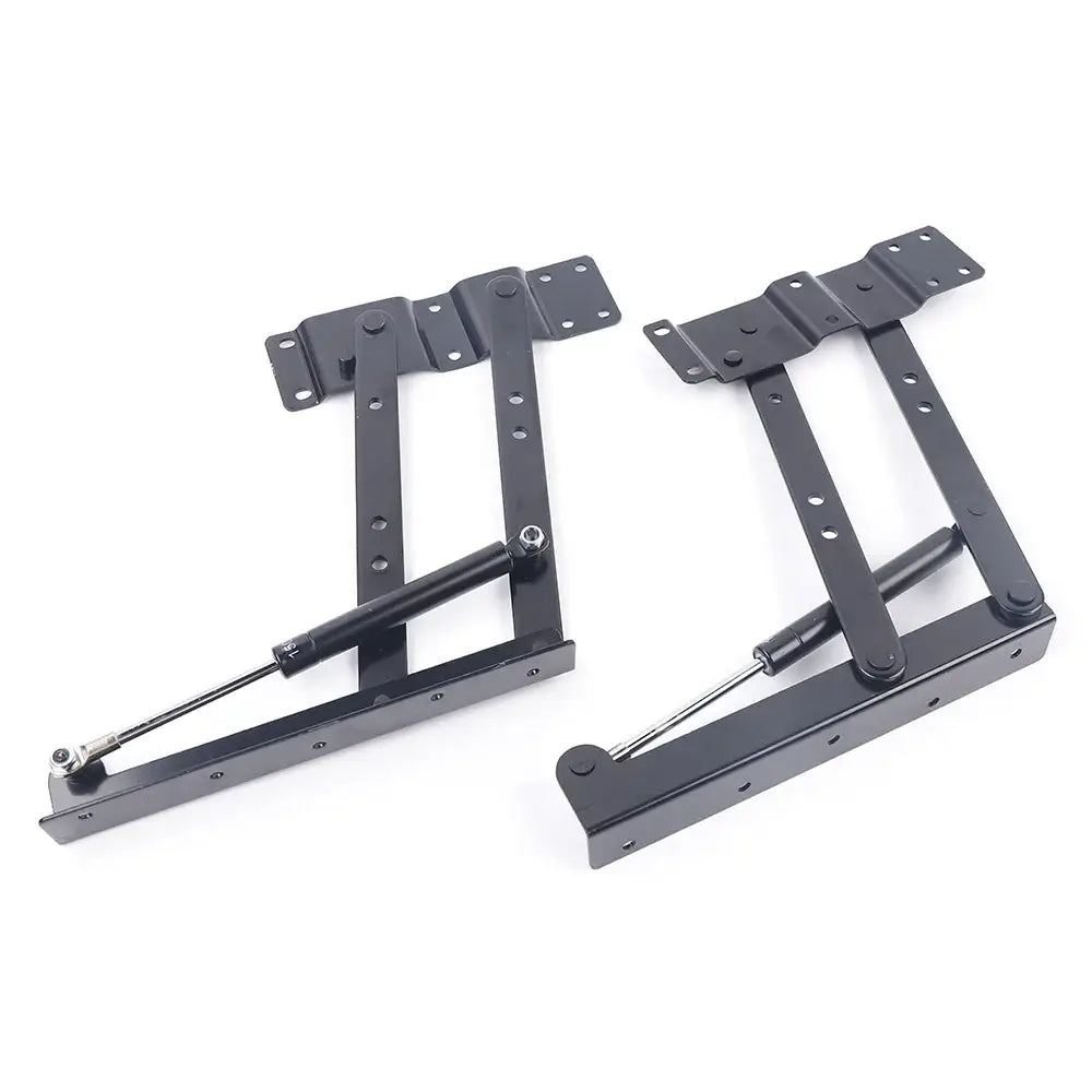 Charnières pour table basse relevable – acier Q235 charge 45 kg - Noir / France - Mécanisme relevable pour table basse