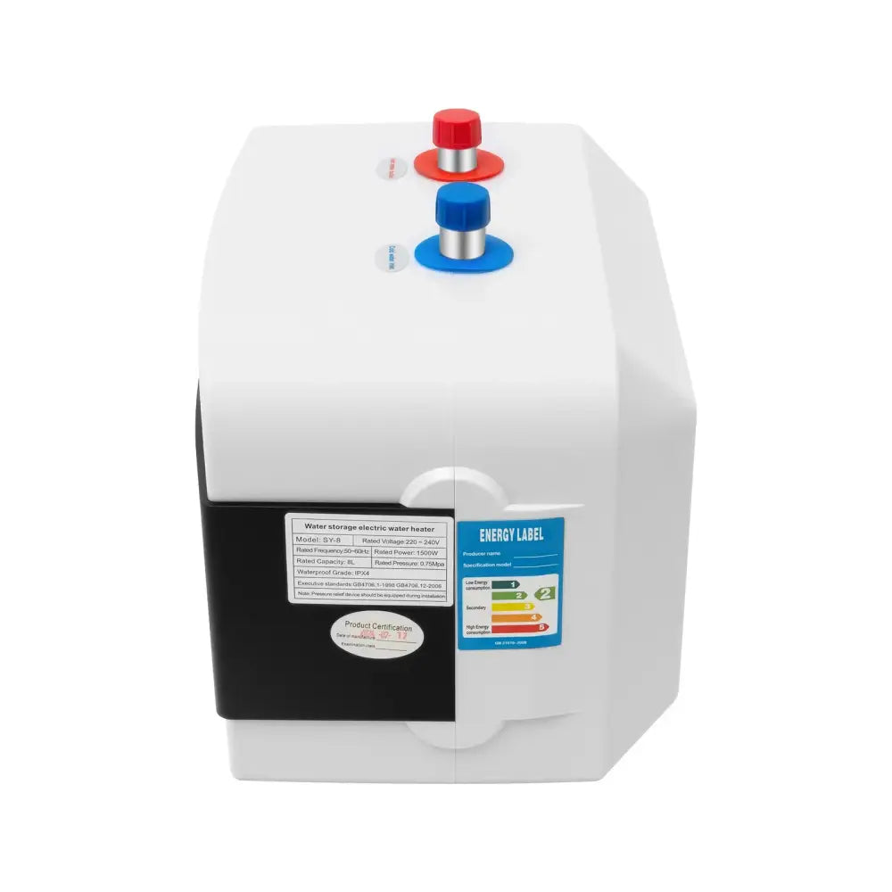Chauffe-eau électrique mural 6 L 1500 W — cuisine et salle de bain