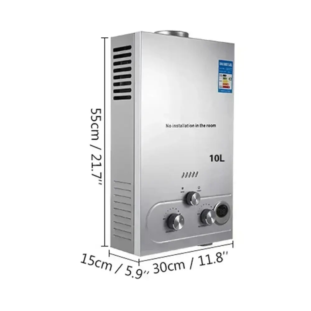 Chauffe-Eau Gaz Sans Réservoir Instantané LPG Domestique - 10L 20KW / REPUBLIQUE CZEQUE