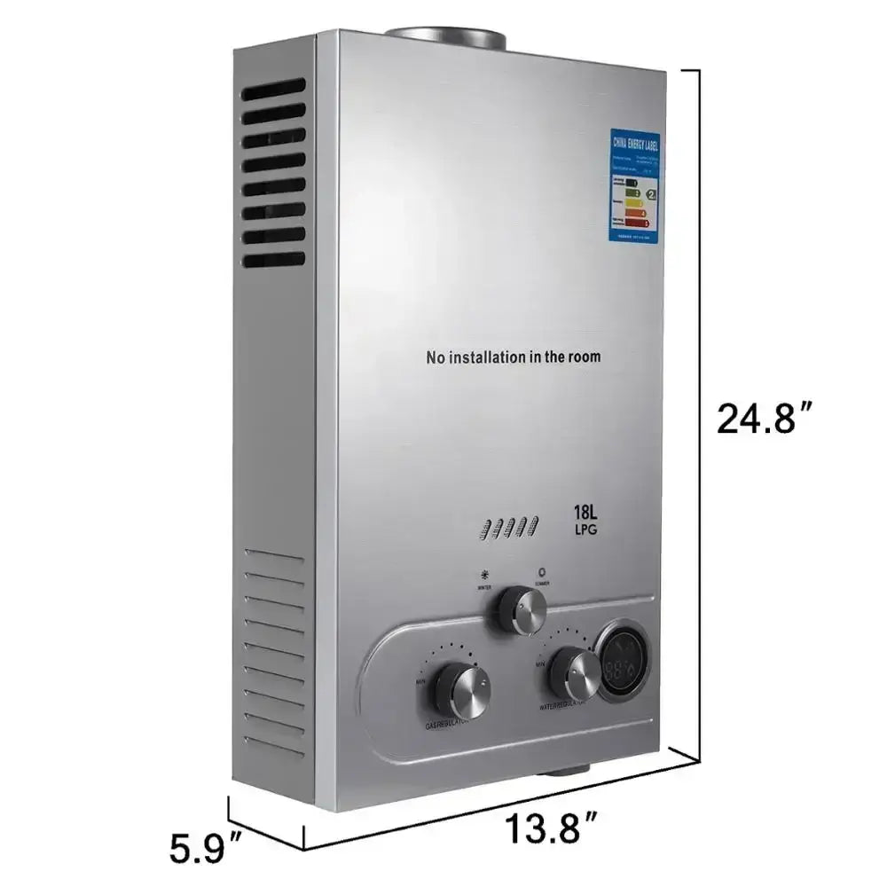Chauffe-Eau Gaz Sans Réservoir Instantané LPG Domestique - 18L 36KW / REPUBLIQUE CZEQUE