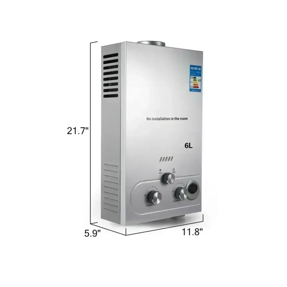 Chauffe-Eau Gaz Sans Réservoir Instantané LPG Domestique - 6L 12KW / REPUBLIQUE CZEQUE