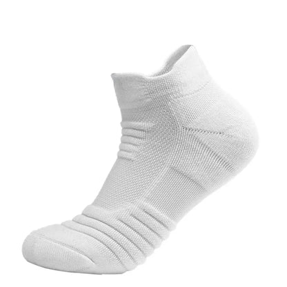 Chaussettes de sport respirantes – courtes ou montantes, 1 paire – Courtes – blanc – EU 38 à 45