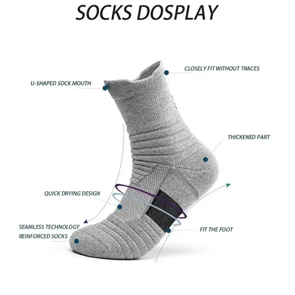 Chaussettes de sport respirantes – courtes ou montantes, 1 paire – détail 2