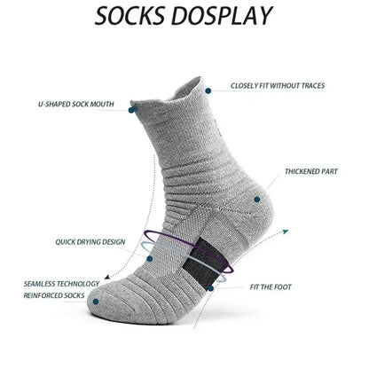 Chaussettes de sport respirantes – courtes ou montantes, 1 paire – détail 2