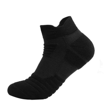 Chaussettes de sport respirantes – courtes ou montantes, 1 paire – Courtes – noir – EU 38 à 45