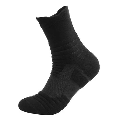 Chaussettes de sport respirantes – courtes ou montantes, 1 paire – Montantes – noir – EU 38 à 45