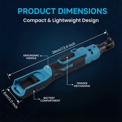 Clé à cliquet électrique 3/8 – 45 Nm, 21 V – détail produit 3