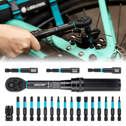 Clé dynamométrique vélo 2–14 Nm – coffret 21 pièces – vue 2
