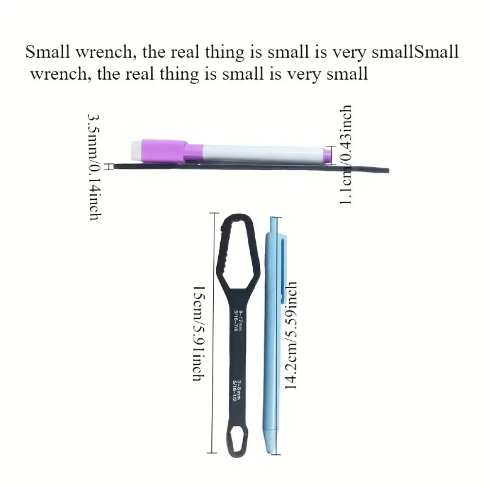 Clé universelle auto-serrante double tête – 3 à 17 mm – détail produit 4