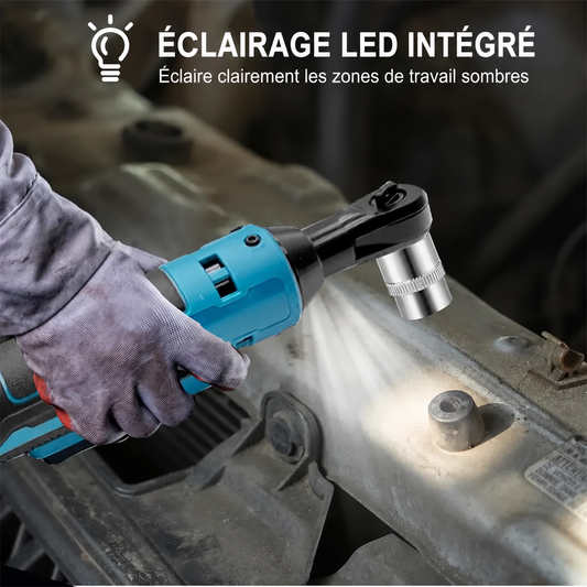 Cliquet sans fil avec éclairage LED intégré
