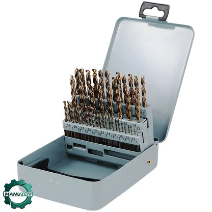Coffret de 51 forets cobalt M35 1–6 mm – métal et inox - France - Forets cobalt
