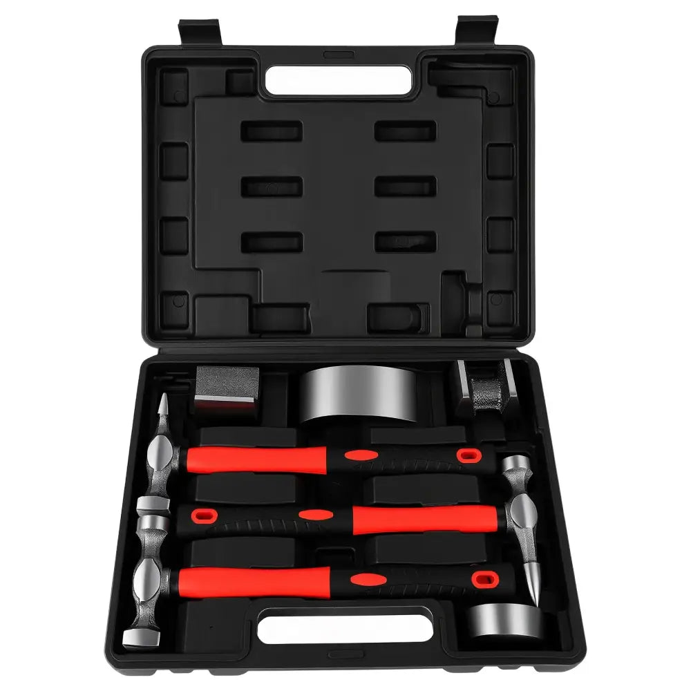 Coffret de 7 outils de débosselage carrosserie – marteaux – détail 3