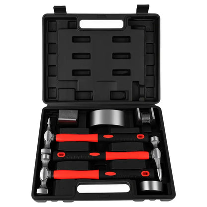 Coffret de 7 outils de débosselage carrosserie – marteaux – détail 3