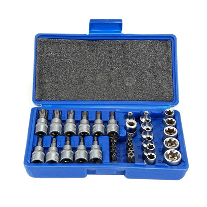 Coffret de douilles Torx 34 pièces – embouts et clés – vue 3