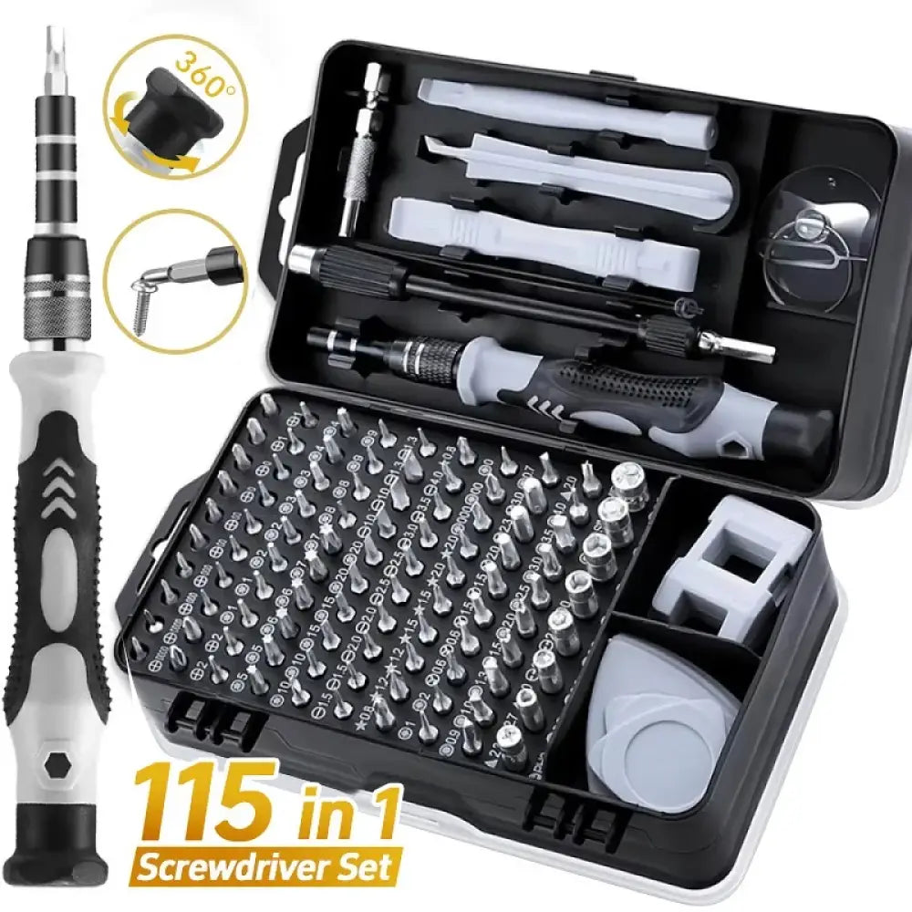 Coffret de tournevis de précision 115-en-1 – électronique – détail 2