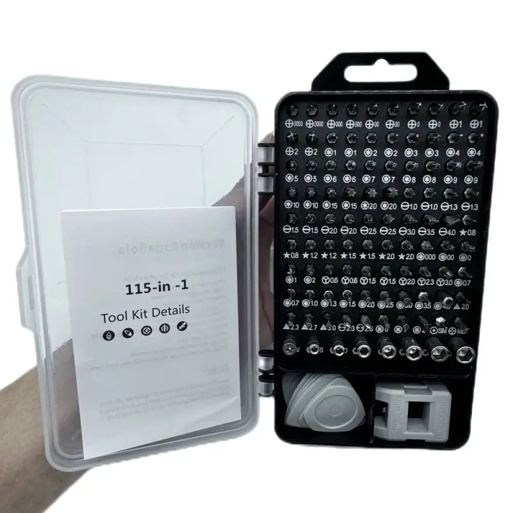 Coffret de tournevis de précision 115-en-1 – électronique – détail 6
