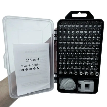 Coffret de tournevis de précision 115-en-1 – électronique – détail 6