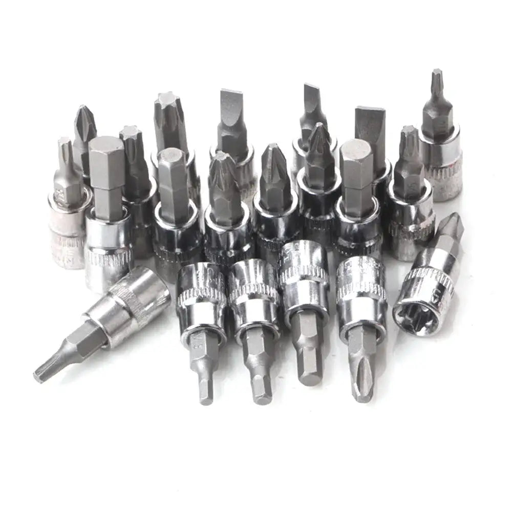 Coffret douilles et cliquet 1/4″ – 53 pièces en Cr-V - France - Coffret douilles cliquet 1/4 53 pièces