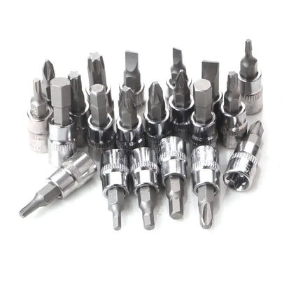 Coffret douilles et cliquet 1/4″ – 53 pièces en Cr-V - France - Coffret douilles cliquet 1/4 53 pièces
