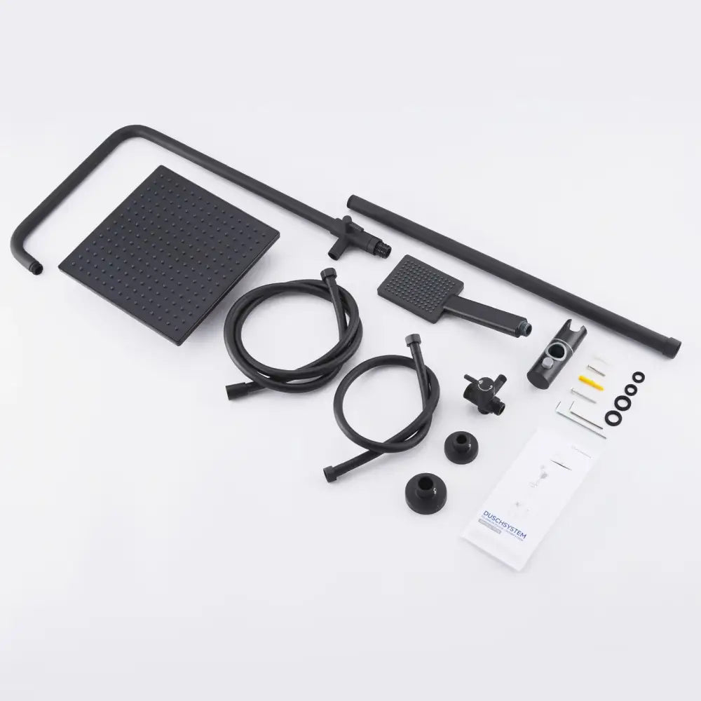 Colonne de douche réglable 72–110 cm – noir mat – détail produit 8