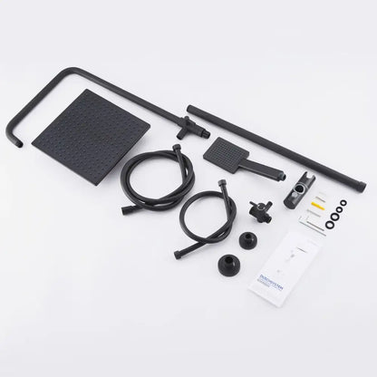 Colonne de douche réglable 72–110 cm – noir mat – détail produit 8