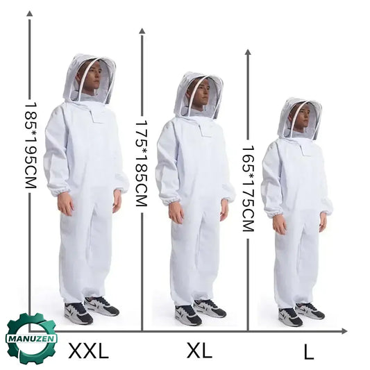 Combinaison Apiculture Coton Anti Piqûres Avec Voile Intégral