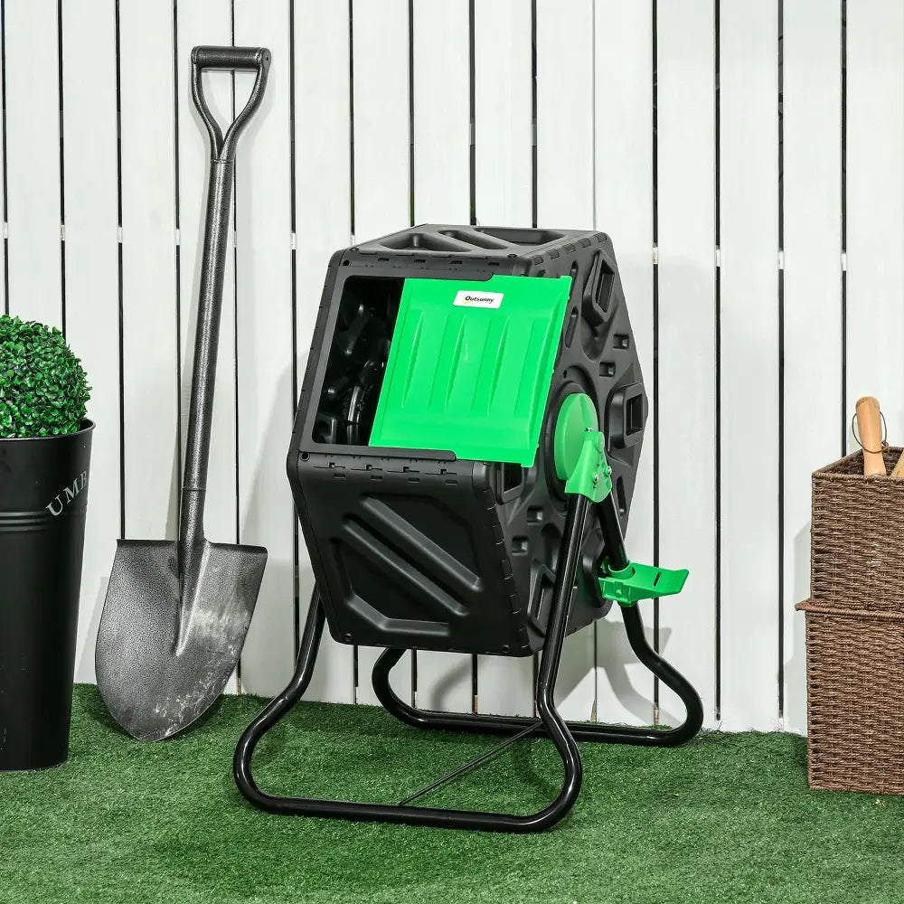 Composteur rotatif 65 L aéré – jardin et balcon - France - Composteur rotatif
