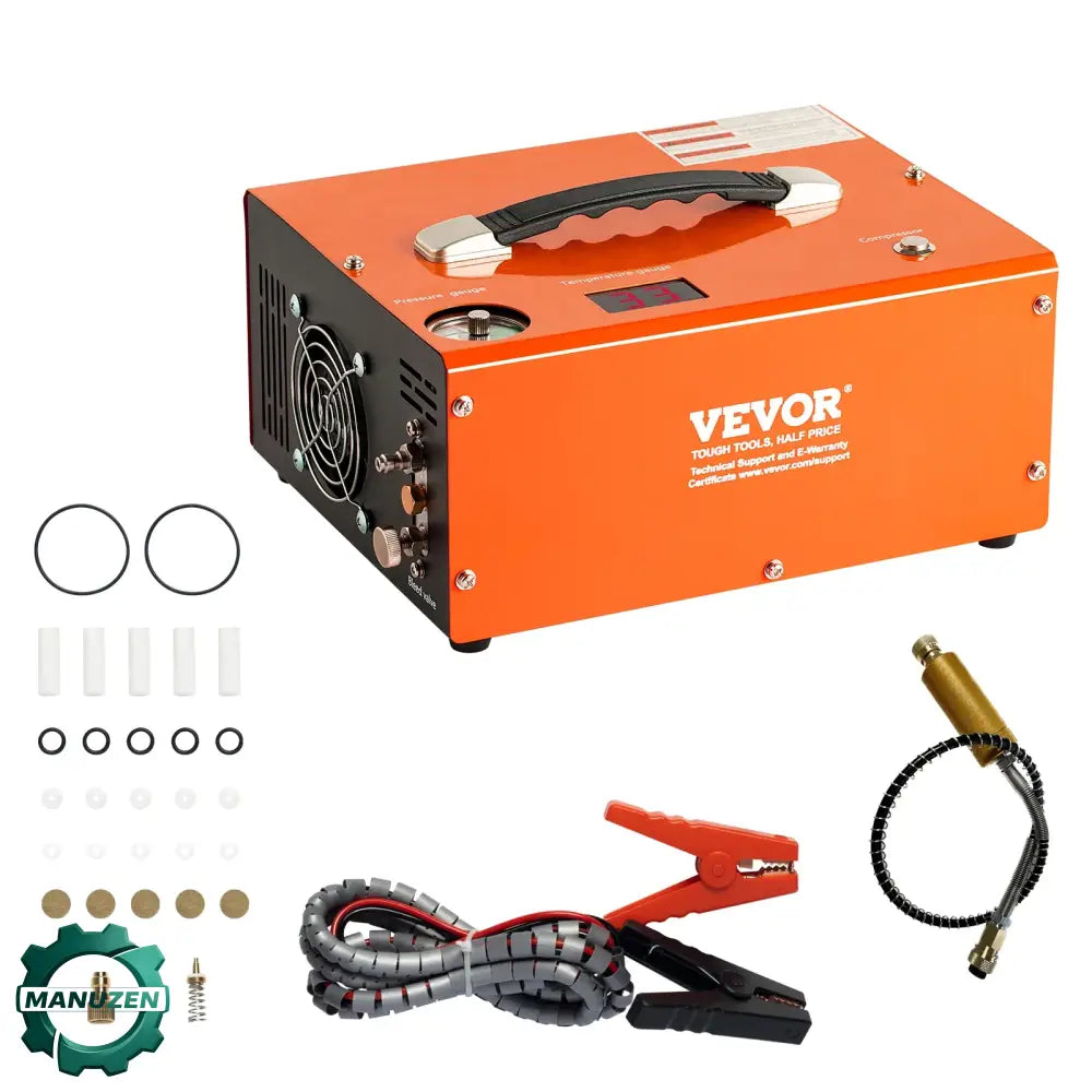 Compresseur haute pression PCP 4 500 PSI – arrêt automatique – Gris