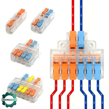 Connecteurs rapides à levier pour câblage – lot de 10 – vue principale