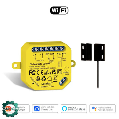 Contrôleur Wi-Fi pour portail coulissant – Tuya Smart Life – Version européenne