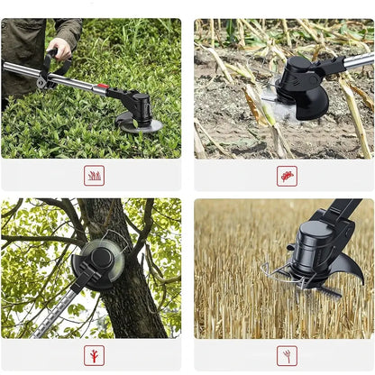 Coupe-bordures sans fil – tête 90° et 2 batteries - Depuis la Pologne - coupe-bordures sans fil tête orientable