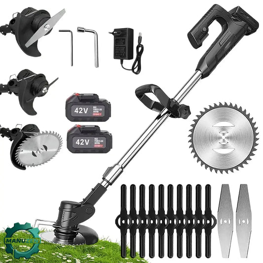 Coupe-bordures sans fil – tête 90° et 2 batteries - Depuis la Pologne - coupe-bordures sans fil tête orientable