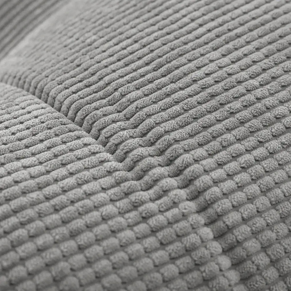 Coussin triangulaire de lecture – détail du textile