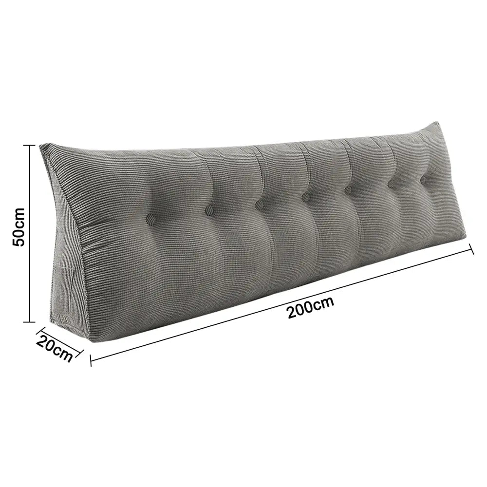 Coussin de dossier triangulaire – longueur 200 cm