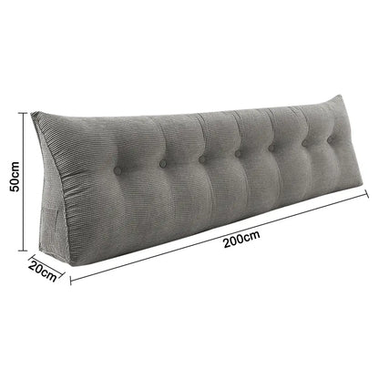 Coussin de dossier triangulaire – longueur 200 cm
