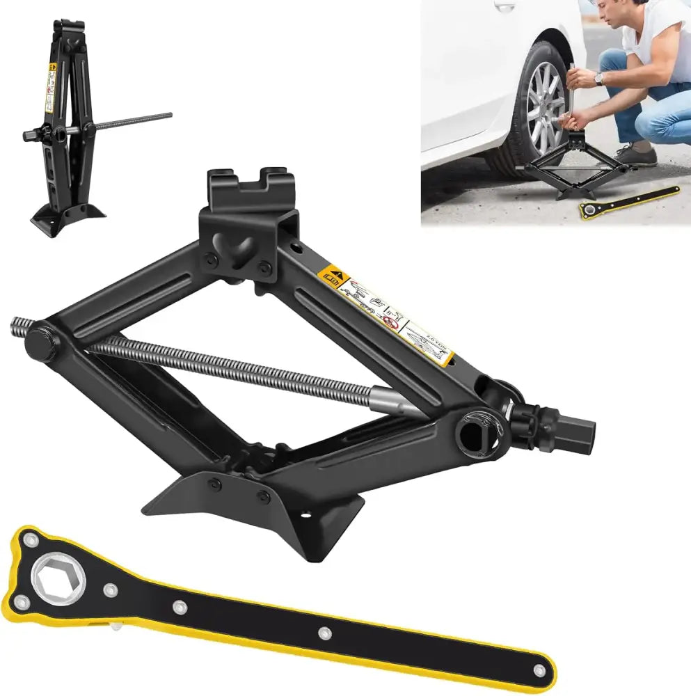 Cric à ciseaux voiture 2 tonnes – levage 105 à 385 mm – détail 3