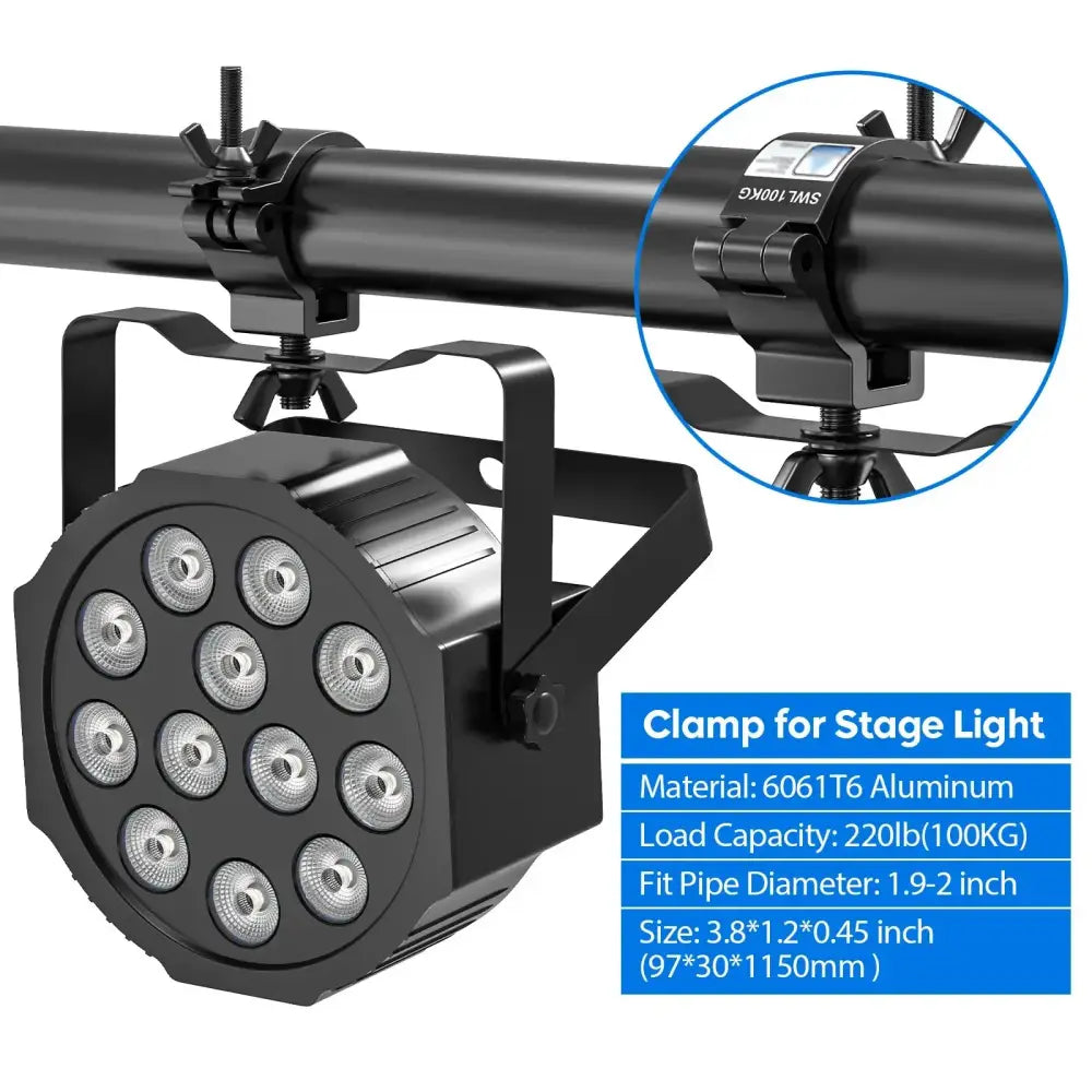 Crochets de fixation éclairage de scène – lot de 8 - crochets fixation éclairage scène